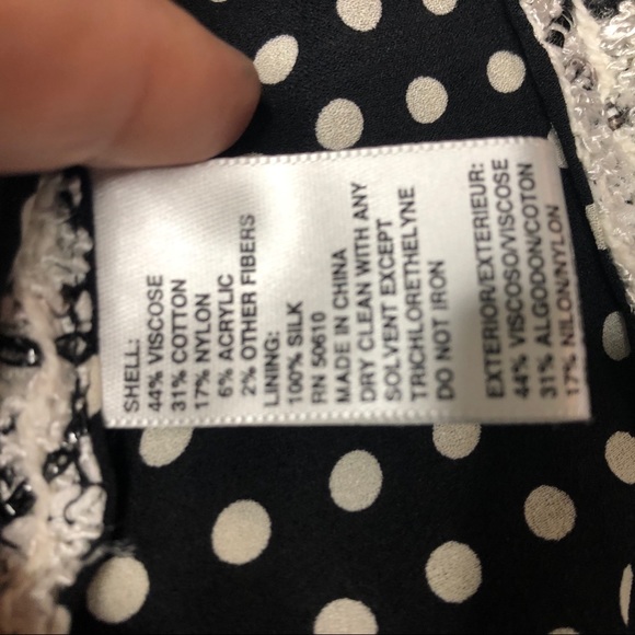 Anne Klein New York Knit Blazer - Sz 8 - Picture 8 of 10